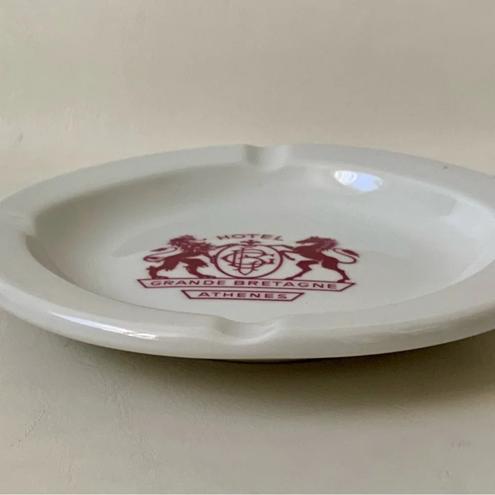 Vintage Grand Breatagne Athenes Hotel Greece Ashtray - Picture 10 of 10